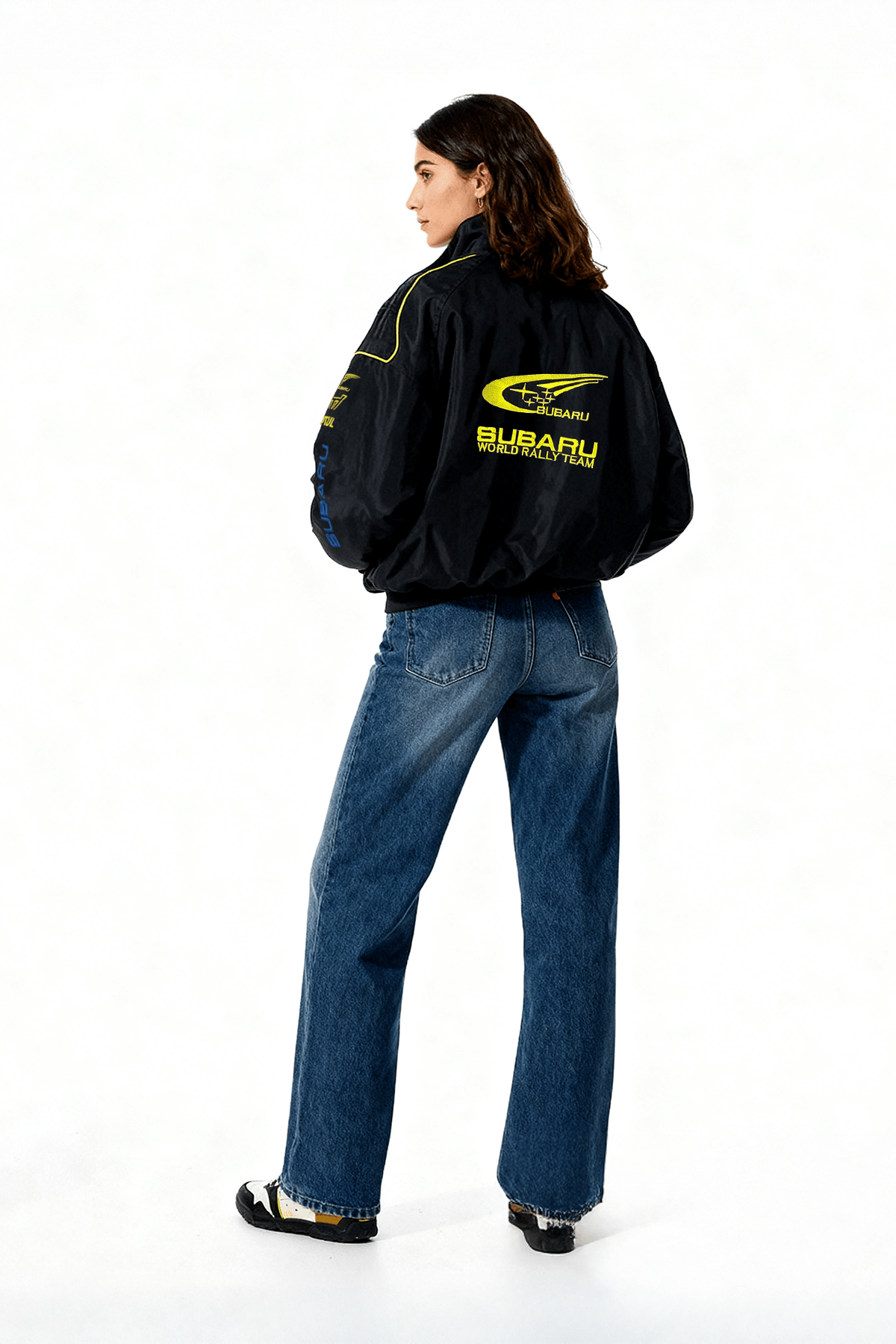 Subaru Rally Vintage Racing Jacket - Black Edition