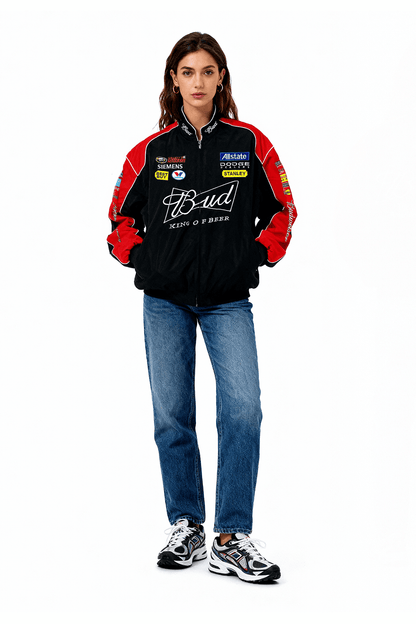 Budweiser Racing Vintage Jacket - Black Edition