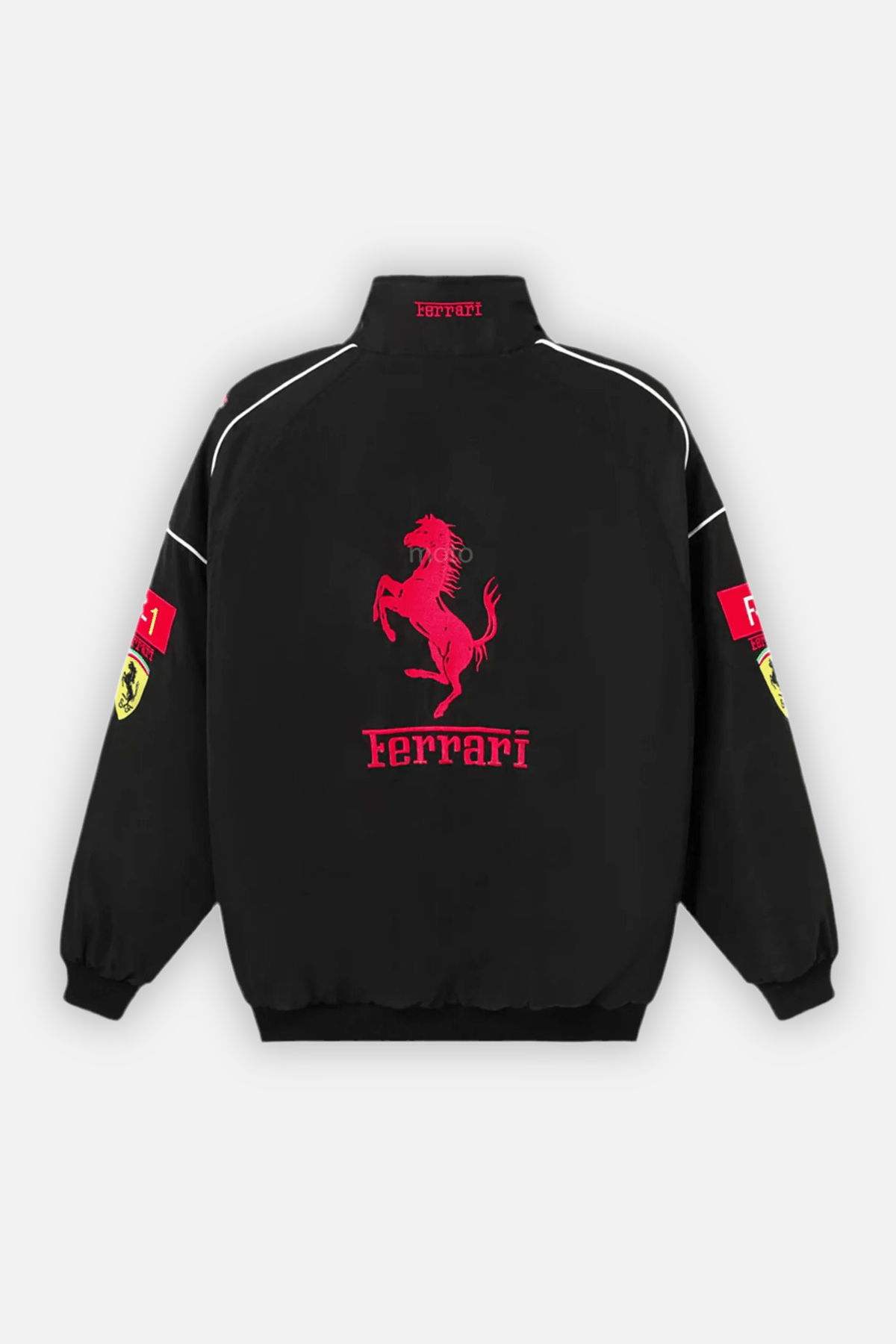 Ferrari F1 Vintage Racing Jacket - Black Edition