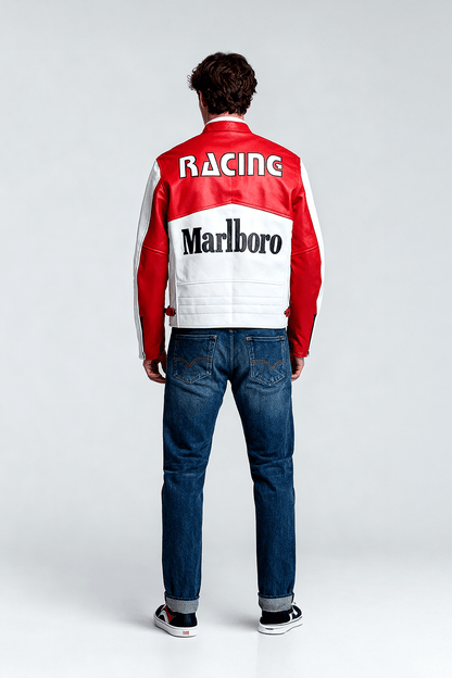 Marlboro Racing Leather Jacket - Classic Edition