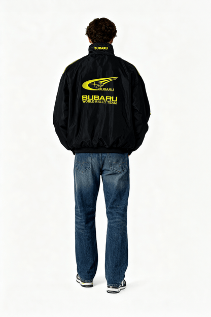 Subaru Rally Vintage Racing Jacket - Black Edition